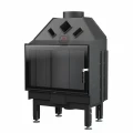 Wkład kominkowy Unico DRAGON 4 SLIM Standard ciemna ceramika
