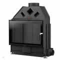 Wkład kominkowy Unico DRAGON 4 SLIM PORTAL Standard ciemna ceramika