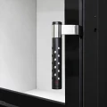 Klamka Unico Design czarno-srebrna