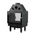 Wkład kominkowy dwustronny Unico DRAGON 2 DUO Standard ciemna ceramika