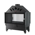 Wkład kominkowy dwustronny Unico DRAGON 9 DUO Standard ciemna ceramika