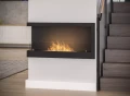 SIMPLE fire CORNER 900 lewy Biokominek do zabudowy narożny aranżacja