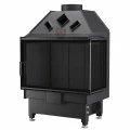 Wkład kominkowy Unico DRAGON 4B XL Standard narożny prawy ciemna ceramika