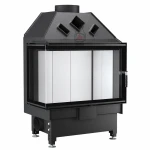 Wkład kominkowy Unico DRAGON 4B XL Standard narożny lewy