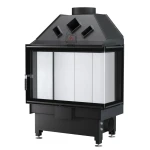 Wkład kominkowy Unico DRAGON 4B XL SLIM Standard narożny prawy