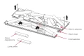 Budowa paleniska DIMPLEX TRITON 1000 Komo