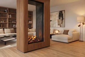 Wkład elektryczny dwustronny DIMPLEX e-MatriX 800/1600 ST Optimyst RGB | przyłącze do wody z sieci