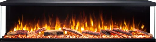 Kominek elektryczny trójstronny AFLAMO UNIQUE 160 NH (bez grzania)