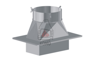 Podstawa kominowa redukcyjna - rozbieralna PKR-R-OC