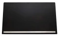Blacha przed kominek ze stali, czarna z paskiem inox, 40x70 - ArtFuego B-3500-3-CZ/IN-K