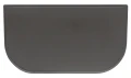 Blacha przed kominek ze stali, szara, 60x100 - ArtFuego B-3504-3-SZ