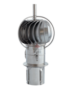 Obrotowa nasada kominowa Turbowent z zewnętrznym łożyskowaniem Ø 150 podstawa wciskana (otwierana)