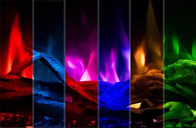 Kominek elektryczny AFLAMO SUPERB 3D - efekty płomienia