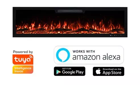 Kominek elektryczny AFLAMO ELITE - aplikacja mobilna