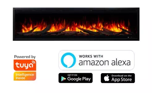 Kominek elektryczny AFLAMO ROYAL 3D - aplikacja mobilna