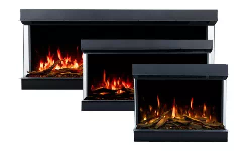 Kominek elektryczny AFLAMO SUPERB 3D - wiele wariantów