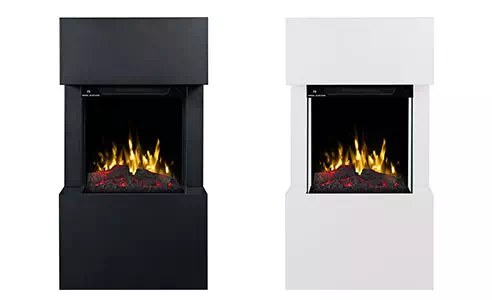 Kominek elektryczny AFLAMO TEXEL - dwa warianty obudowy