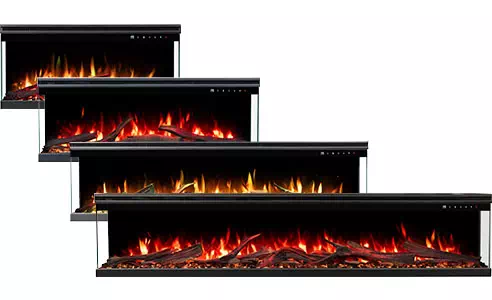 Kominek elektryczny AFLAMO UNIQUE PRO - wiele wariantów