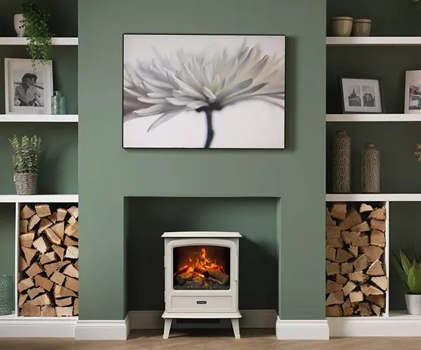Kominek elektryczny wolnostojący DIMPLEX EVANDALE PEBBLE