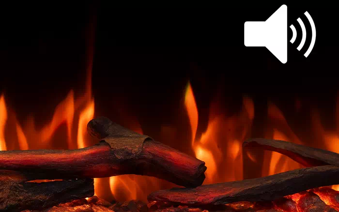 Emotion Flame REGAL 106 płomień LED i efekt dźwięku palącego się drewna