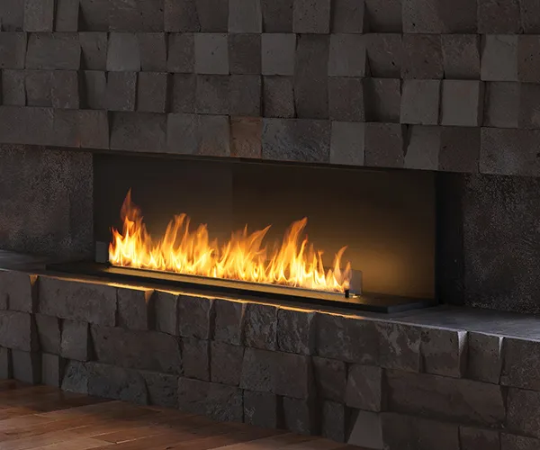 INFIRE ETRONIC BASIC C 1800 - trójstronny biokominek automatyczny do zabudowy w ścianie