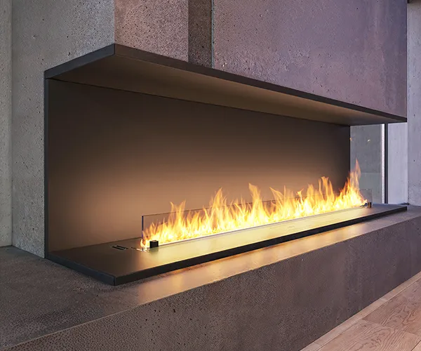 INFIRE ETRONIC C 2000 - trójstronny biokominek automatyczny do zabudowy w ścianie