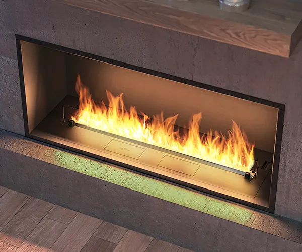 INFIRE ETRONIC INSIDE 1200 - biokominek automatyczny do zabudowy w ścianie