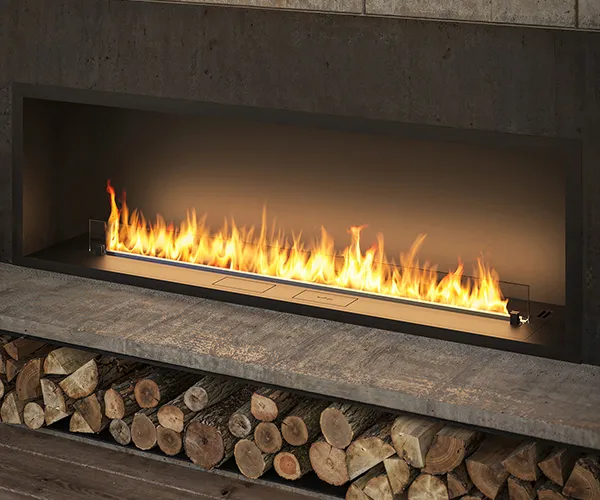 INFIRE ETRONIC INSIDE 1800 - biokominek automatyczny do zabudowy w ścianie