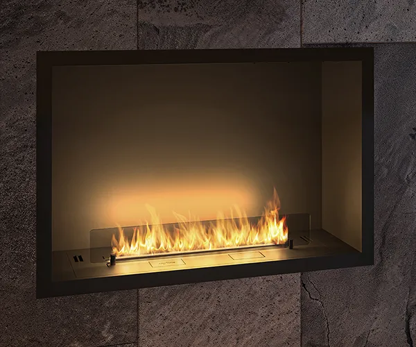 INFIRE ETRONIC INSIDE BASIC 1000 - biokominek automatyczny do zabudowy w ścianie