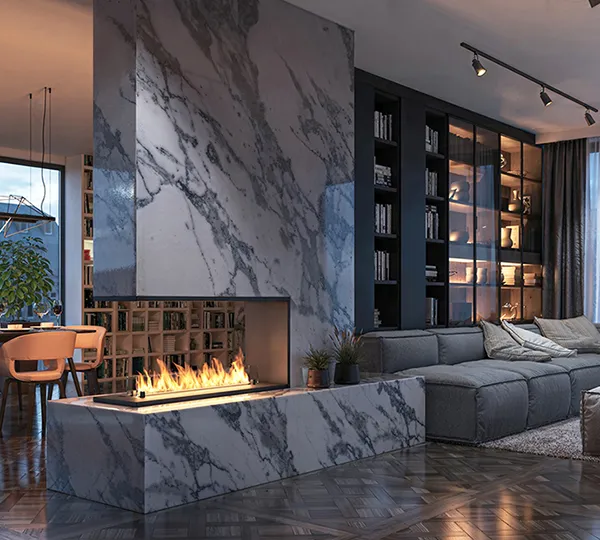 Biokominek automatyczny trójstronny Infire Etronic U 1200