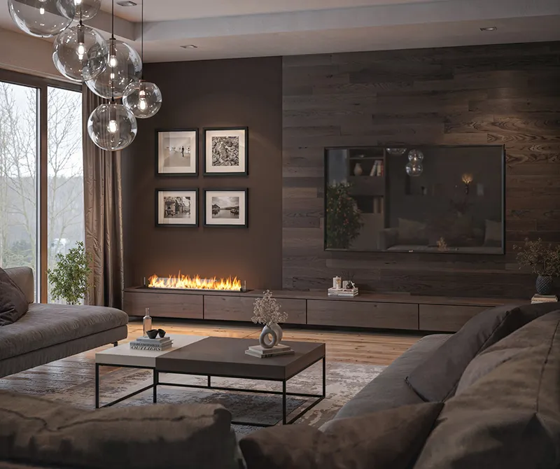 Biokominek automatyczny Infire Etronic Burner 1200 - palnik do zabudowy