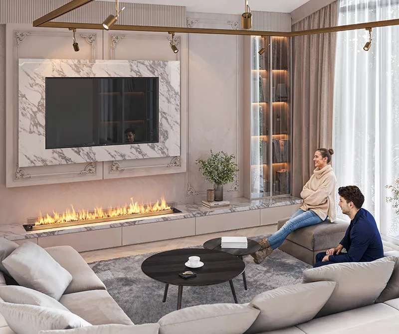 Biokominek automatyczny Infire Etronic Burner 1700 - palnik do zabudowy