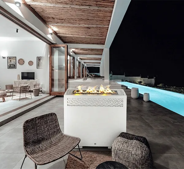 Ogrzewacz gazowy Hitze FUENTE L na taras i patio