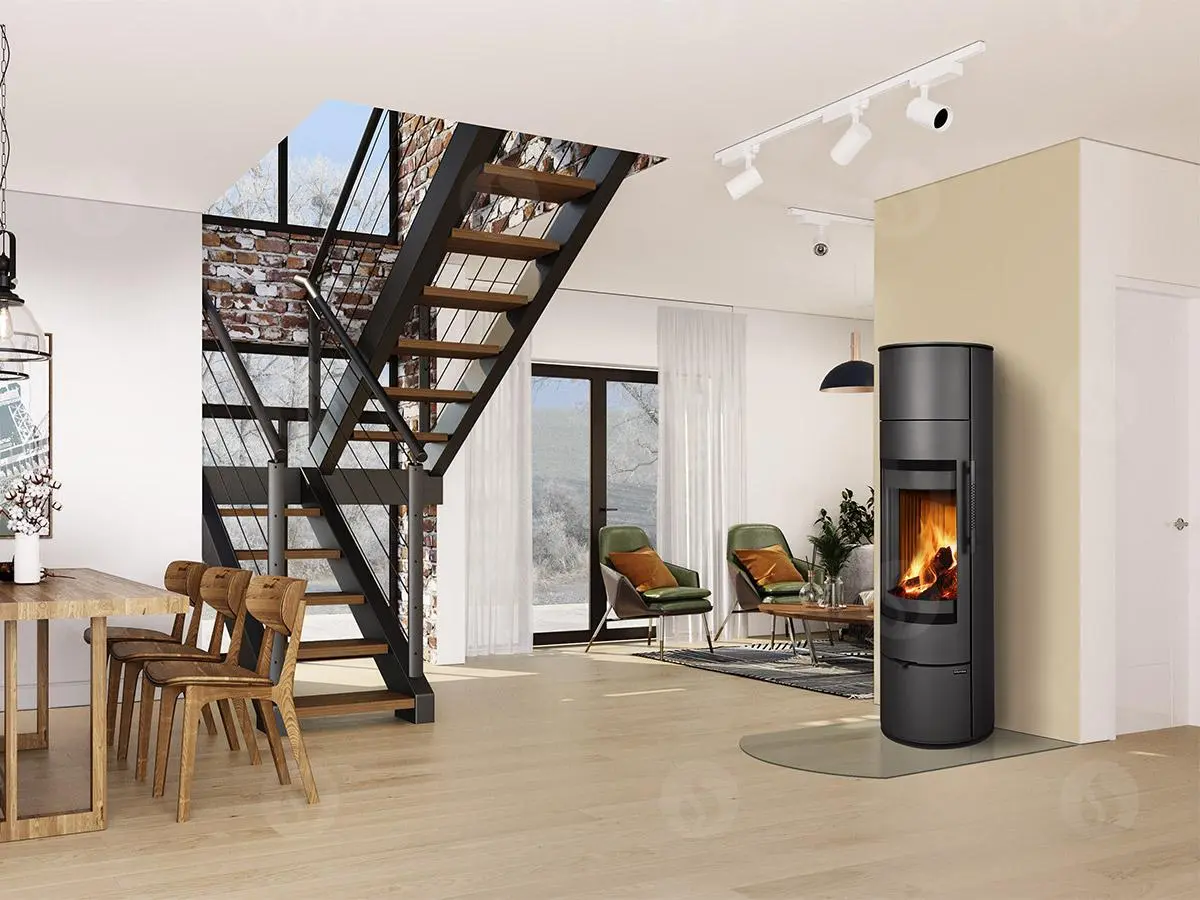 Piec kominkowy ROMOTOP LUANCO N 03 AKUM metal