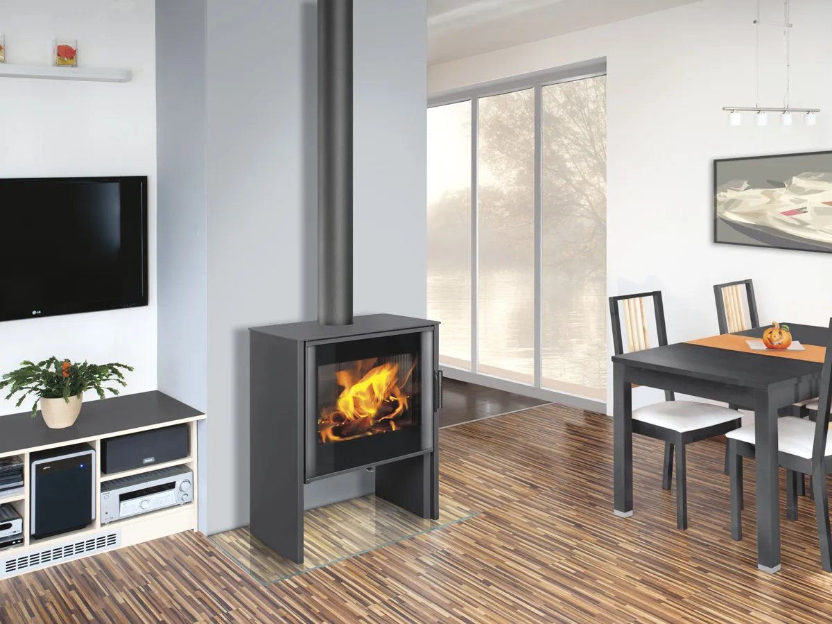 Piec kominkowy ROMOTOP RIANO G metal