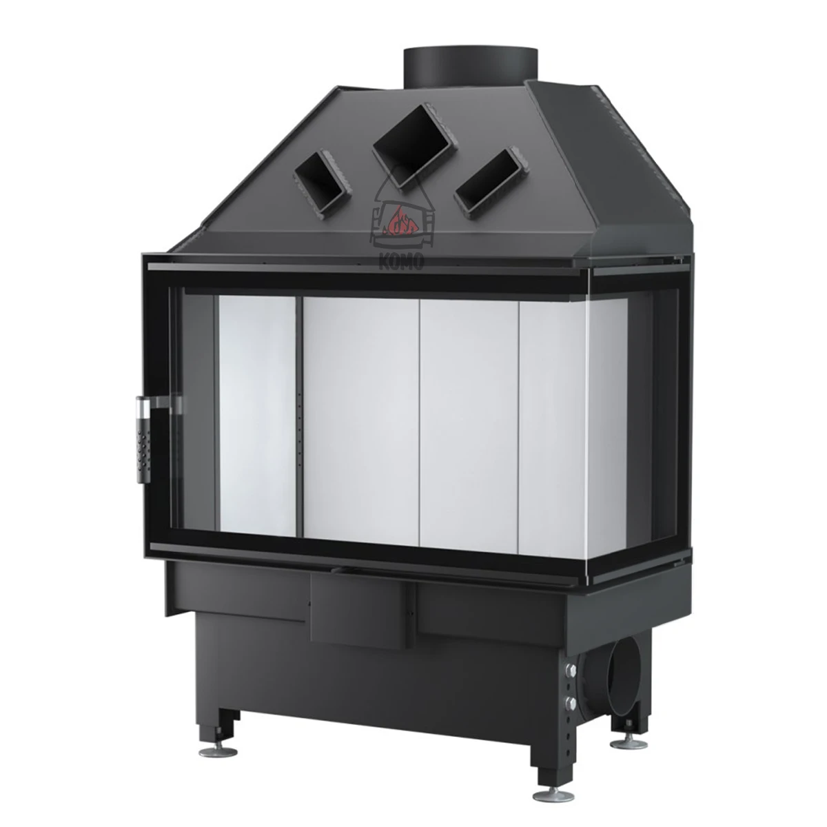 Wkład stalowy narożny Unico DRAGON 4B SLIM Standard Prawy