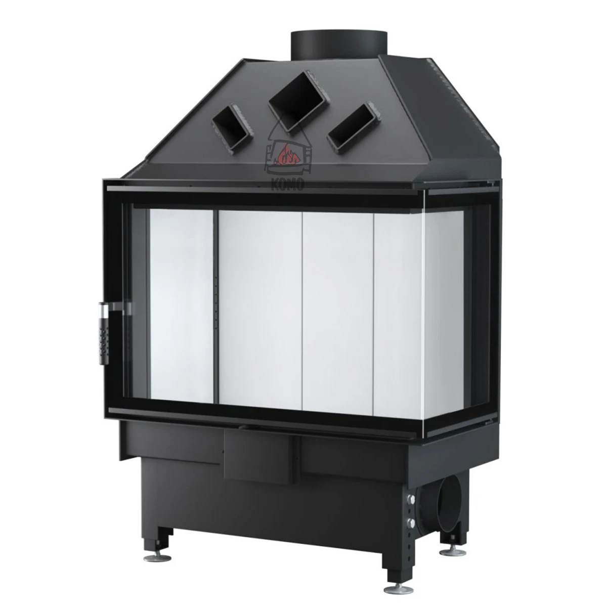 Wkład stalowy narożny Unico DRAGON 4B XL SLIM Standard Prawy