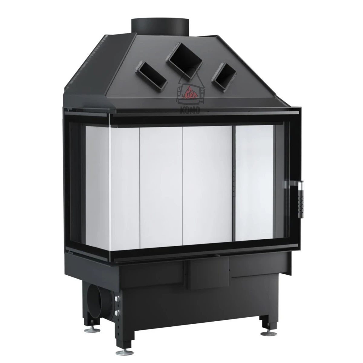 Wkład stalowy narożny Unico DRAGON 4B XL SLIM Standard Lewy